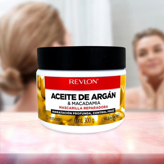 Mascarilla Reparadora Acaite de Argan y Macadamia REVLON