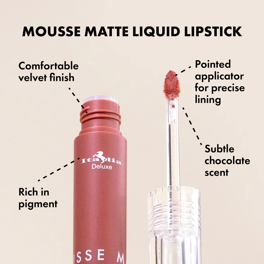 Mousse Matte Liquid Lipstick Italia Deluxe