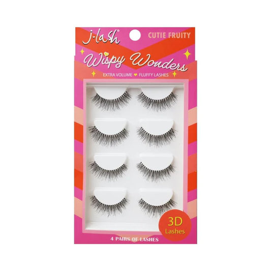 Set 4 Pares Pestañas Cutie Fruity JLash