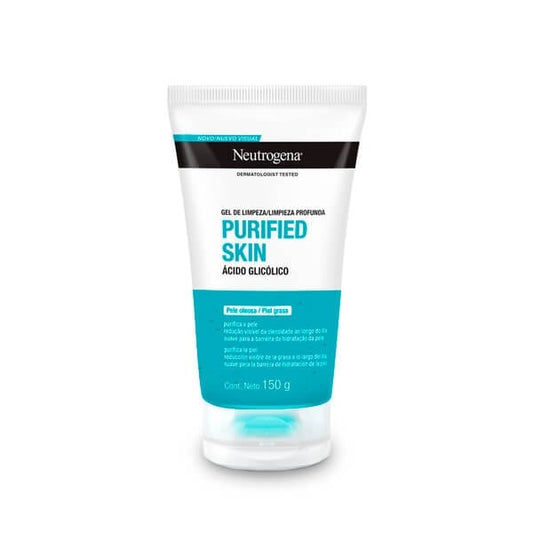 Gel Limpiador Facial Neutrogena Purified Skin Ácido Glicólico 150g