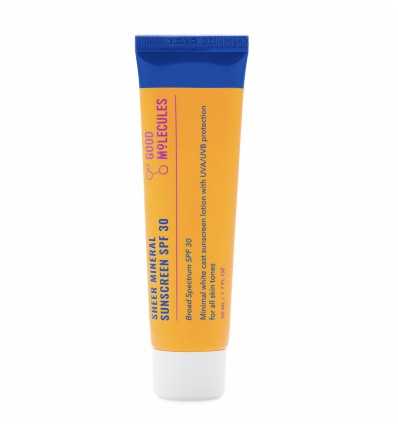 Sheer Mineral Sunscreen SPS 30 Good Molecules